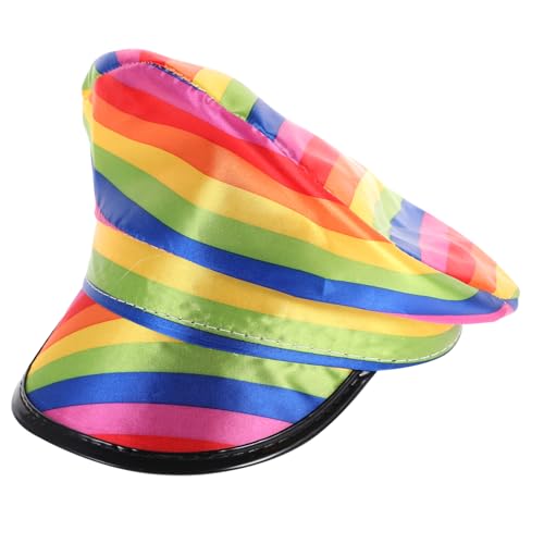 VALICLUD Regenbogenhut Für Jungen Und Mädchen Performance-hut Karneval Cosplay-kostüm Für Partys Zufälliger Stil von VALICLUD