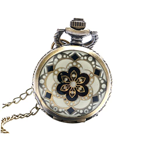 VALICLUD 1stück Klassische Vintage Taschenuhr Für Damen Und Tragbare Quarz-Uhr Mit Retro-Design Für Und Besondere Anlässe Leicht Und von VALICLUD
