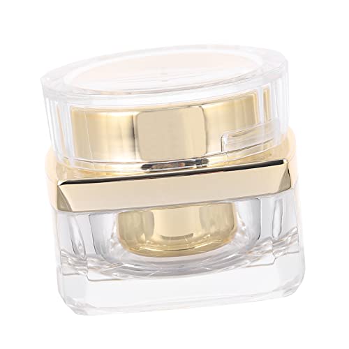 VALICLUD 1 Stück Sahneflasche Molker Und Klein Lotion Feuchtigkeitscreme Sahne Leerer Behälter Cremes Schönheit Handcreme Behälter Gesichtscremetiegel Unterverpackung Flasche Golden Acryl VALICLUD 1 Stück Sahneflasche Molker Und Klein Lotion Feuchtigkeitscreme Sahne Leerer Behälter Cremes Schönheit Handcreme Behälter Gesichtscremetiegel Unterverpackung Flasche Golden Acryl von VALICLUD