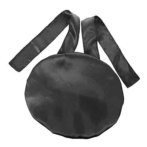 VALICLUD 1 Stück Satin für Damen Doppellagige Krempe mit Bindeband Atmungsaktiv und Bequem für Nachtpflege und Friseur Schützt Kopfkissen vor Haaröl und Schmutz VALICLUD 1 Stück Satin für Damen Doppellagige Krempe mit Bindeband Atmungsaktiv und Bequem für Nachtpflege und Friseur Schützt Kopfkissen vor Haaröl und Schmutz von VALICLUD