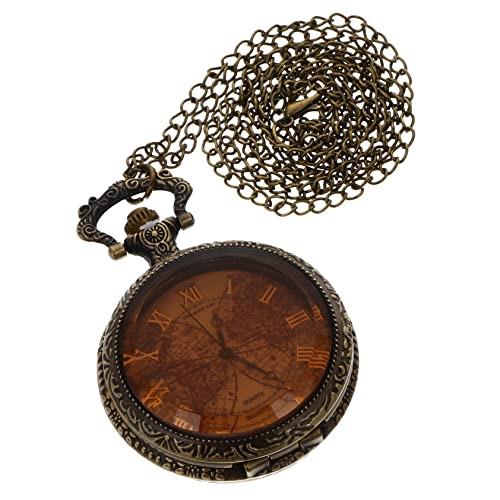 VALICLUD 1 Stück Taschenuhr Retro Styles bastelzeug genschenkideen The Craft Mode-Accessoire Wickler Männer Halter Sehen Sie Sich die Anzeigekoffer an Relief-Hängeuhr hängende Uhr Quarz von VALICLUD