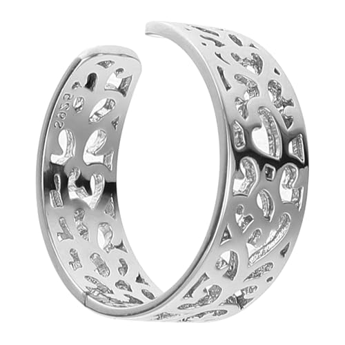 VALICLUD 1 Stück Verstellbarer Silber Zehenring Kreativer Ethnischer Fußschmuck für und Frauen für Partys und Alltag Dekorativer mit Filigranem Design von VALICLUD