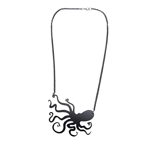 VALICLUD Fein Gearbeitete Oktopus-halskette – Zarte Perlenkette – Retro-mode-boho-schmuck – Perfektes Für Frauen von VALICLUD