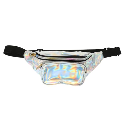 VALICLUD 1 Stück Packung Hüfttasche Niedliche Geldbörsen Holografische Transparente Tasche Trendige Strandtasche Multifunktional Durchsichtige Strandtasche Outdoor-Hüfttasche von VALICLUD