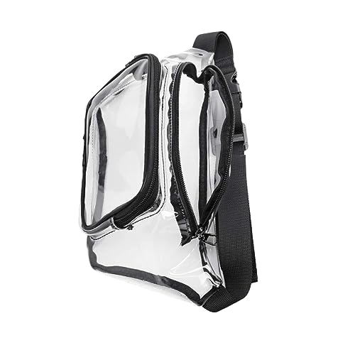 VALICLUD 1stk Transparente Bauchtasche Reiten Taille Tasche Lauftasche Cartoon-hüfttasche Klare Lunchpakete Große Wandern Taille Tasche Läuft Tasche Wasserdicht Schultertaschen PVC Damen von VALICLUD