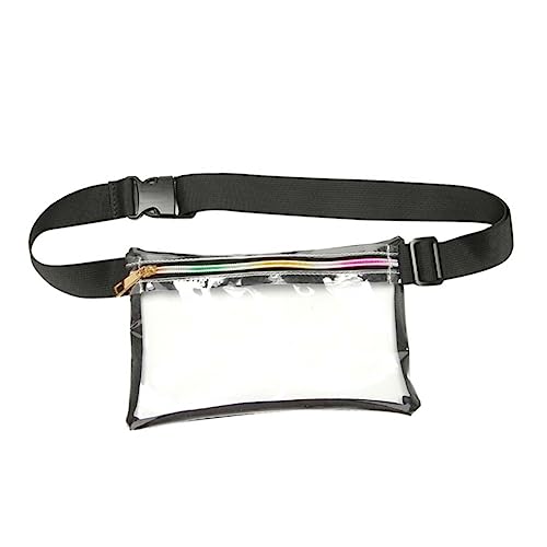 VALICLUD 1stk Transparente Tasche Taillentasche Klare Fanny Lunchpaket Für Herren Transparente Hüfttasche Damengeldbörse Hüfttasche Für Damen Klare Lunchpakete Reisen Umhängetasche Mädchen von VALICLUD