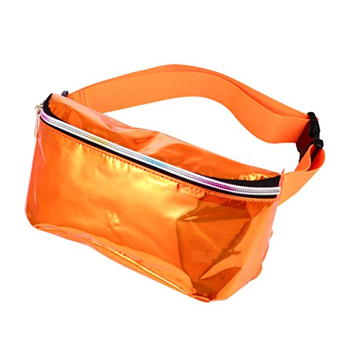 VALICLUD Damen-hüfttasche Transparent Mit Reißverschluss Aus PVC-Material Durchsichtige Bauchtasche Für Frauen Einfache Umhängetasche Für Mädchen von VALICLUD