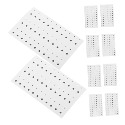 VALICLUD 10 Blatt Temporäre Aufkleber Hautfreundliche Make Up Sticker Realistische Fake Mole Decals und Wiederverwendbar für Halloween Party und Festival Look von VALICLUD