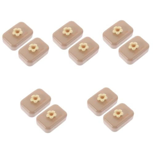 VALICLUD 10 Sätze Tragbare Kontaktlinsenbox Tragen klein Fall tragbar Bezaubernder Objektiv-Organizer Linsenhalter Brillenetui Aufbewahrungstasche für Brillen Linsenetui Reiseobjektiv pp von VALICLUD