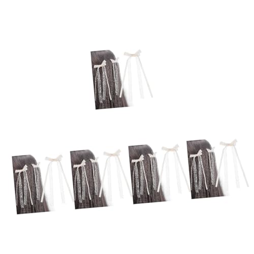 VALICLUD 10 Stk Haarnadel aus Spitze haar Haarclips mit Schleife Haarspangen Haarschleifen für Mädchen Spitzenschleife Spitzenhaarschleifen Bänder für Haarschleifen von VALICLUD
