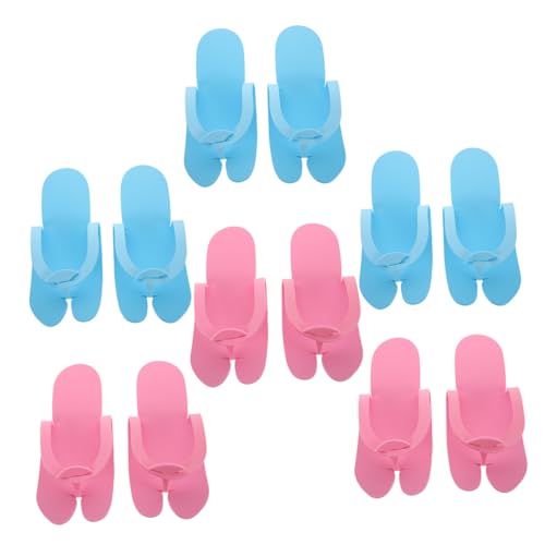 VALICLUD 10 Stück EVA Einweg Slipper Rutschfest Leicht für Hotel Beauty Salon Spa Gästehausschuhe Damen Herren Schlafzimmer Reise von VALICLUD