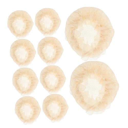 VALICLUD 10stücke Elastische Haarnetze Für Ballett Dutt Haarabdeckungen Für Mädchen Ballett Haarzubehör Mesh Dutt Abdeckungen von VALICLUD