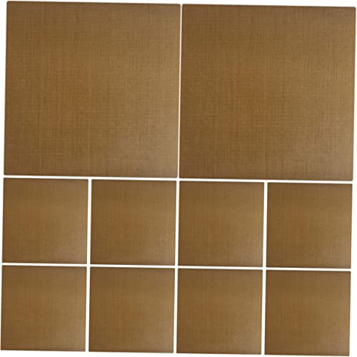 VALICLUD 10 Stück Isolierter Perm Sticker Aufkleber Schutz Lockenwickler-Aufkleber Wärmeband Haarglätter Hitze heißer Aufkleber wärmere Aufkleber Glätteisen Aufkleber Glasfasergewebe von VALICLUD