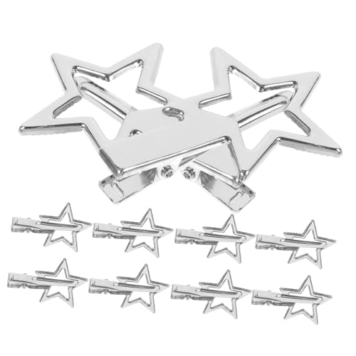 VALICLUD 10stücke Stern Metall Haarclips Mädchen Haarclips Dekorative Haar Zubehör von VALICLUD
