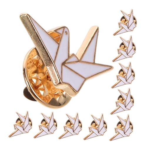 VALICLUD 10 Stück Origami Broschen Metall Anstecknadeln Cartoon Tier Schmuckaccessoires für Damen Kleidung Taschen Schals Jacken VALICLUD 10 Stück Origami Broschen Metall Anstecknadeln Cartoon Tier Schmuckaccessoires für Damen Kleidung Taschen Schals Jacken von VALICLUD