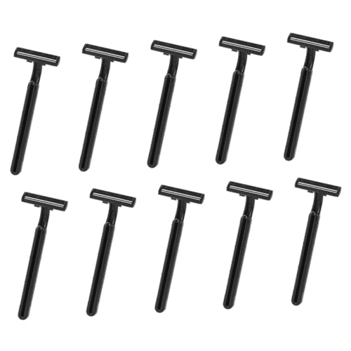 VALICLUD 10 Stück Schaber Gegen Schlupfhaarentfernung Damenrasierer Haarrasierer Für Männer Plastik Black von VALICLUD