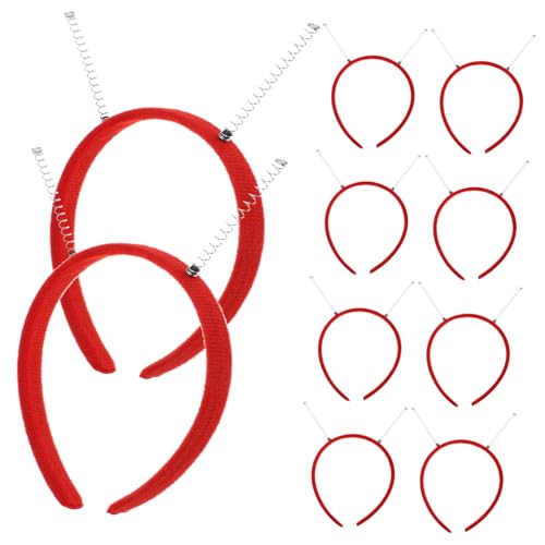 VALICLUD 10stücke Kostüm-stirnband Set Mit Federn Und Antenne Diy Haarbänder Für Themenparty Cosplay-accessoires Kopfbedeckung Für Halloween Party Stylische Haarschmuck Für Frauen von VALICLUD