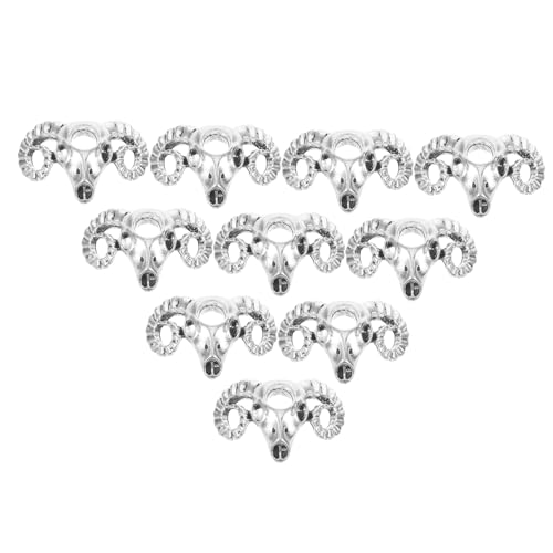 VALICLUD 10 Stück Teiliges Dreadlocks Haarschmuck aus Robustem Legierungs Material Flexible Zopfringe mit Auffälligen Tierkopf Designs Einfach Anzubringen für Partys Hochzeiten und von VALICLUD