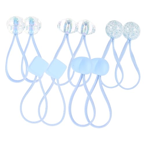 VALICLUD 10 Stück Teiliges Haarschmuck für Mädchen Dekorative Elastische Haargummis in Blau Weiche Haarbänder für Alltag und Kinderhaare Einfach zu Kombinieren und Modisch von VALICLUD
