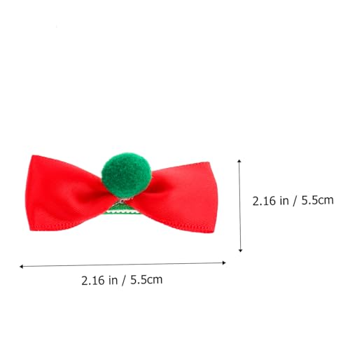 VALICLUD 10 Stück Teiliges Weihnachts haarspangen Schleifen und Sternen Bunte Haarklammern für Festliche Frisuren Modische Weihnachts haarschmuck für Damen und Mädchen Handgefertigt Leicht von VALICLUD