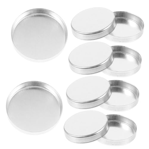 VALICLUD 10 Stück leeres Lidschattenetui leerer Lidschattenhalter Fall z-Palette Lidschatten-Palette Tabletts Lidschattenplatte kleines Lidschattenetui Lidschatten-Fälle Aluminium Silber von VALICLUD