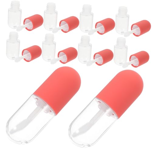VALICLUD 10 Stücke Leere Lip Gloss Rohre Nachfüllbar 4.5ml Lippenstiftbehälter Tragbare Kosmetikflasche für Selbstgemacht Lip Balm Kosmetikverpackung von VALICLUD