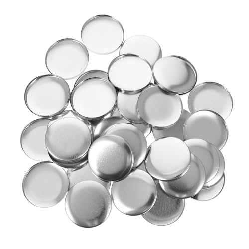 VALICLUD 100 Sätze DIY Button Badge Teile Blanko Pin Anstecker Symbol Material aus Stabilem Eisen für Basteln Kleidung Zubehör von VALICLUD