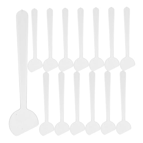 VALICLUD 100stücke Hautpflege-tool Lotionschaber Aus Kunststoff Cremespatel Für Make-up Masken- -spatel Kosmetikmasken-löffel Make-up-schaufelspatel Für Gesichtsspflege von VALICLUD