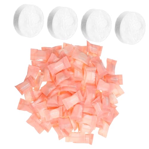 VALICLUD 100 Stück Einweg-Gesichtstuch Handtücher Komprimierte Wischtabletten reinigen Papier komprimierte Handtuchtabletten Tragbare Gesichtsreinigungstücher Reisetuch Baumwolle Weiß von VALICLUD