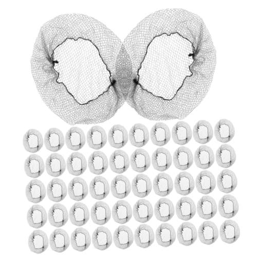 VALICLUD 100 Stück Fawang Head Flower Pan Haarnetz Für Perücke Ballett Haarnetz Haarnetz Für Männer Geschlossenes Haarnetz Haarnetz Für Männer Küchen Haarnetze Haarknotennetz von VALICLUD