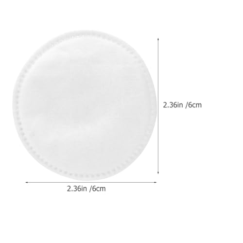 VALICLUD 100 Stück Fusselfreie Saugfähige Abschminkpads aus Vliesstoff Kleine Runde Gesichtsreinigungspads für Empfindliche Haut Praktische Makeup entferner Haushalts pads für Tägliche von VALICLUD