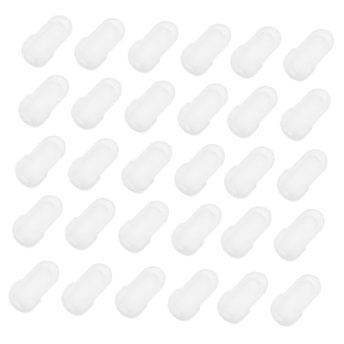 VALICLUD 100 Stück Hypoallergene Transparente Ohrring Schutzhüllen Weichem für Ohrstecker und Nasenpiercings Komfortable und Sichere Anwendung für Ohrnadeln von VALICLUD