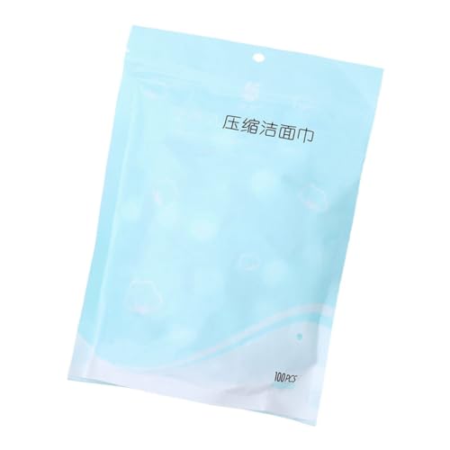 VALICLUD 100 Stück Komprimierte Handtücher Einmalgebrauch Reisehandtücher für Gesichtspflege Mini Handtücher für Sport Kosmetik und Haushalt Praktisch und Bequem von VALICLUD