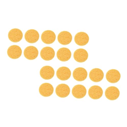 VALICLUD 100 Stück Runde Makeup Schwämme Durchmesser Hautfreundlich Weiche Gesichtsreinigungspads für Puder Foundation Concealer Blush Girl Makeup Tool von VALICLUD