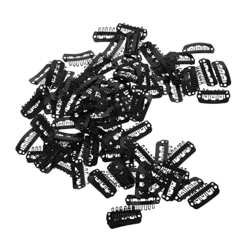 VALICLUD 100 Stück U-förmige Haarclips Für Haarverlängerungen Unsichtbare Perückenclips Rutschfeste Clips Leichtes Design Für Natürliche Unterstützung Für Damen Und Mädchen von VALICLUD