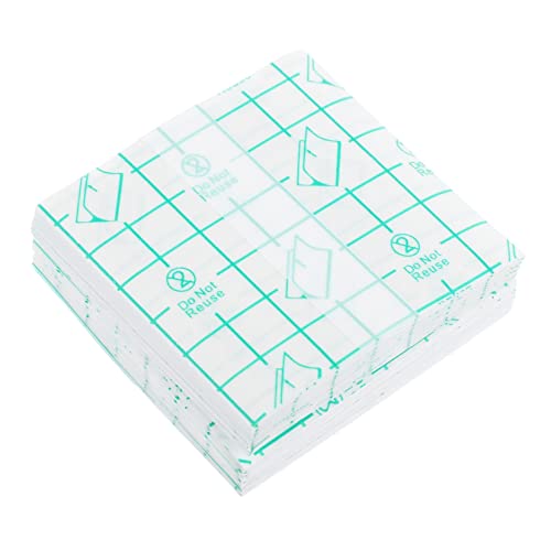 VALICLUD 100 Stück Einweg Hand Make-up Paletten Pu Film Papier Make-up Mischen Tablett Für Flüssige Grundierung Nagelfarbentablett Kosmetikzubehör von VALICLUD