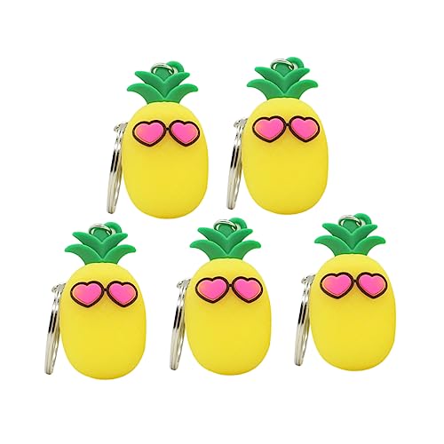 VALICLUD 10St Cartoon-Obst-Schlüsselanhänger Schlüsselanhänger als Geschenkanhänger Auto-Charm-Anhänger Bag Charm Nettle Schlüsselanhänger in Ananasform dekorativer Schlüsselanhänger Yellow VALICLUD 10St Cartoon-Obst-Schlüsselanhänger Schlüsselanhänger als Geschenkanhänger Auto-Charm-Anhänger Bag Charm Nettle Schlüsselanhänger in Ananasform dekorativer Schlüsselanhänger Yellow von VALICLUD