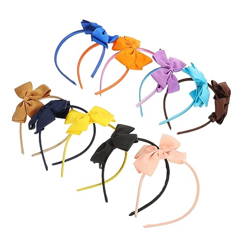 VALICLUD 10 Stücke Kinder Bogen Knoten Stirnband Haar Decor Für Geburtstag Karneval Weihnachten Anlässe von VALICLUD