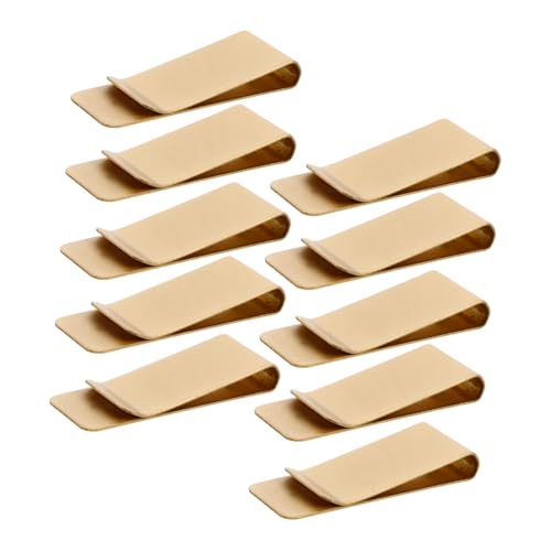 VALICLUD 10stücke Kreditkartenhalter Aus Geldscheinklammern Im Minimalismus-Stil Tragbar Und Schlank Brieftasche-Clip Für Stifte Karten Und Bargeld Organizer Für Notizbuch Und Planer von VALICLUD