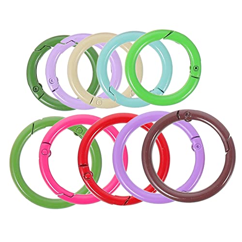 VALICLUD Praktische Geteilte Schlüsselanhänger 10-teiliges Set Tragbares Zubehör Zur Schmuckherstellung Perfekt Für Absolventen von VALICLUD