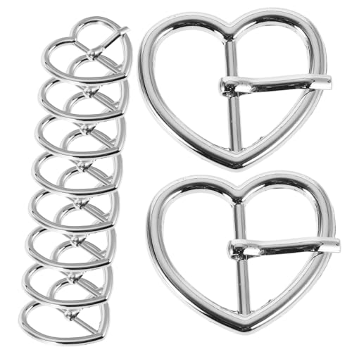 VALICLUD 10st Liebestagesgürtelschnalle Marine Halterung Aufkleber Für Partyzubehör Patch-kabel Pool-billard Liefert Brieftasche Splitterkabel Billard Stehen Lüfterdecke Silver Legierung von VALICLUD