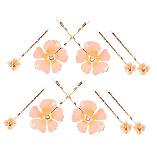 VALICLUD 10stücke Blumenhaarspangen Für Frauen Metall Haarnadeln Haarschmuck Für Hochzeit Tanzparty Festival Langes Haar Fixieren Elegant Blumen Clips von VALICLUD