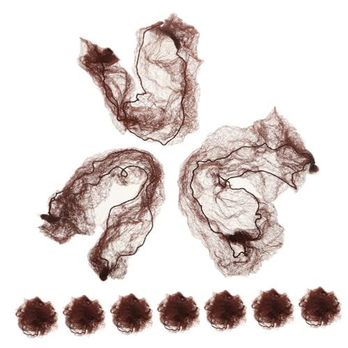 VALICLUD 10stücke Dutt-haarnetze Für Frauen Mädchen Haarnetz Ballett Haar-accessoires Praktisch Atmungsaktiv Haar-netz Für Brötchen Leicht Zu Tragen Weich Und Komfortabel von VALICLUD