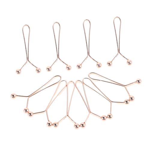 VALICLUD 10stücke Frauen Hijab Clips U-förmige Metallschalschnallen Verstellbare Schalsicherheitsnadeln Für Hijabs Schals Und Accessoires Gold Design Für Outdoor-aktivitäten von VALICLUD