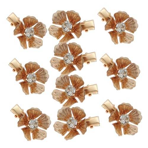 VALICLUD 10stücke Blumenhaarnadeln Aus Metall Kleine Blumenhaarspangen Für Frauen Haarblumenspangen Blumenhaarspangen Blumenaccessoires Für Kopfschmuck Sicherer Sitz Für Jeden Anlass von VALICLUD