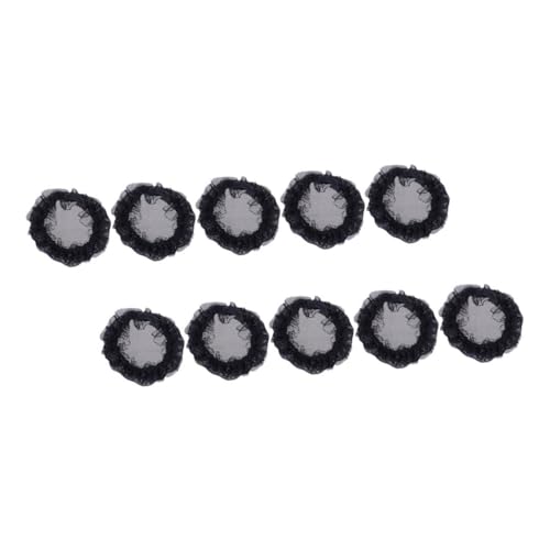 VALICLUD 10stücke Spitzen-haarnetz Elastische Dutt-haarnetz Dutt-abdeckung Haar Netze Für Mädchen Damen Tanz Hochzeit von VALICLUD