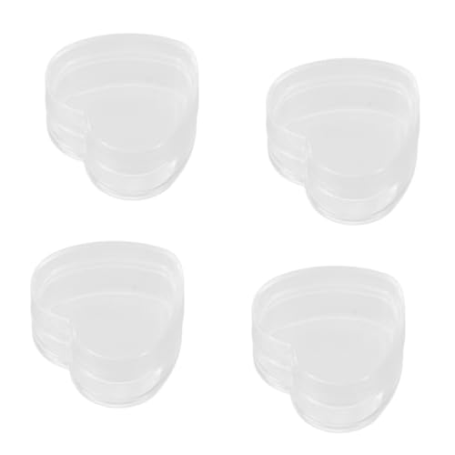 VALICLUD 10stücke Transparente Nail Art Aufbewahrungsbox Kleine Durchsichtige Boxen Mit Deckel Perlen-organizer-box Für Bastelbedarf Und Accessoires von VALICLUD