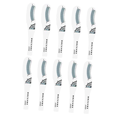 VALICLUD 10stücke Wimpern Messwerkzeug Curling Messgerät Aus Papier Für Heimgebrauch Und von VALICLUD