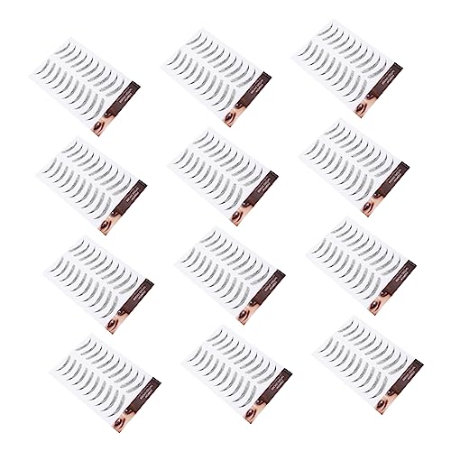 VALICLUD 12blätter Augenbrauen Aufkleber Temporär Gefälschte Augenbrauen Tattoos Selbstklebend Für Make-up von VALICLUD