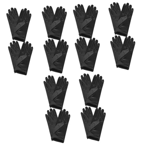 VALICLUD 12 Paare Satin-handschuhe Tanzhandschuhe Für Damen Opernhandschuhe Aus Satin Schutzhandschuhe Abendhandschuhe Aus Seide Handschuhe Der Ehrenwache Golf Fräulein Angeln von VALICLUD